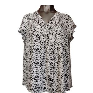 Carolina Belle Black and White Blouse